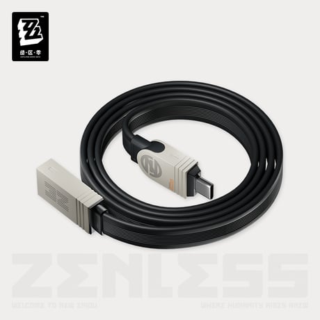 ゼンレスゾーンゼロ　miHoYo　急速電力Proシリーズ　240W拡張組立式急速充電ケーブル＆チャーム（予約販売）2026年5月末中国発売