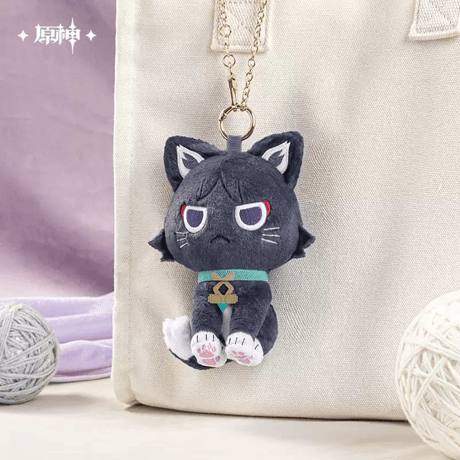 原神　miHoYo　物語の中の野良猫　ぬいぐるみチャーム＆おやすみ寝そべりぬいぐるみ　放浪者（予約販売）2026年9月中旬中国発売