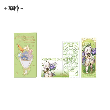 原神　miHoYo　周年記念シリーズ　記念チケット&カードセット　五周年（予約販売）2025年12月末中国発売