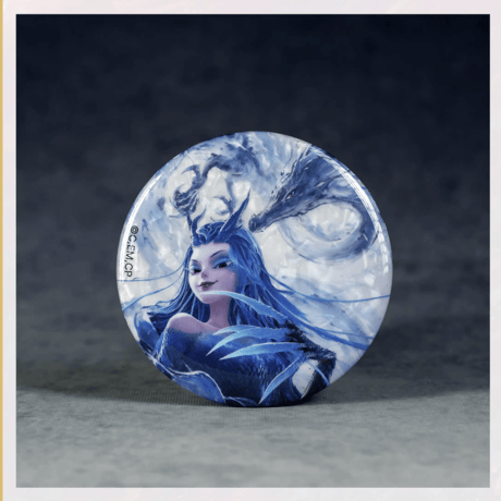 ナタ（哪吒）：魔童鬧海　水墨画スタイル　キャラ缶バッジ（予約販売）2025年4月中国発売