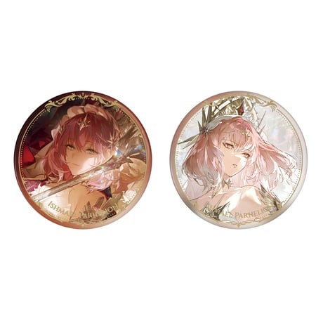 パニシング：グレイレイヴン　塗装シリーズ　ホログラム缶バッジセット（予約販売）2026年5月末中国発売
