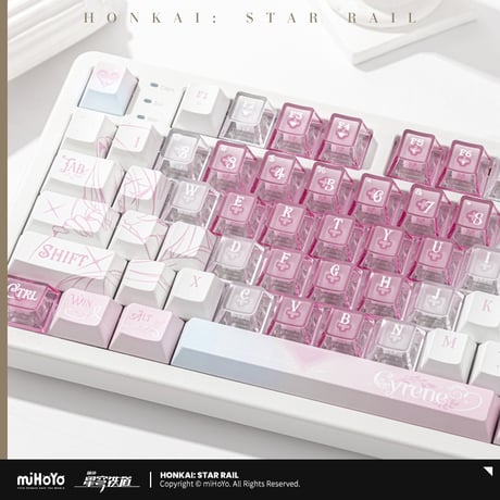 崩壊：スターレイル　miHoYo　キュレネ　過去のさざ波　108キー　メカニカルキーボード（予約販売）2026年9月中国発売【特殊商品のため、単独でご注文ください】