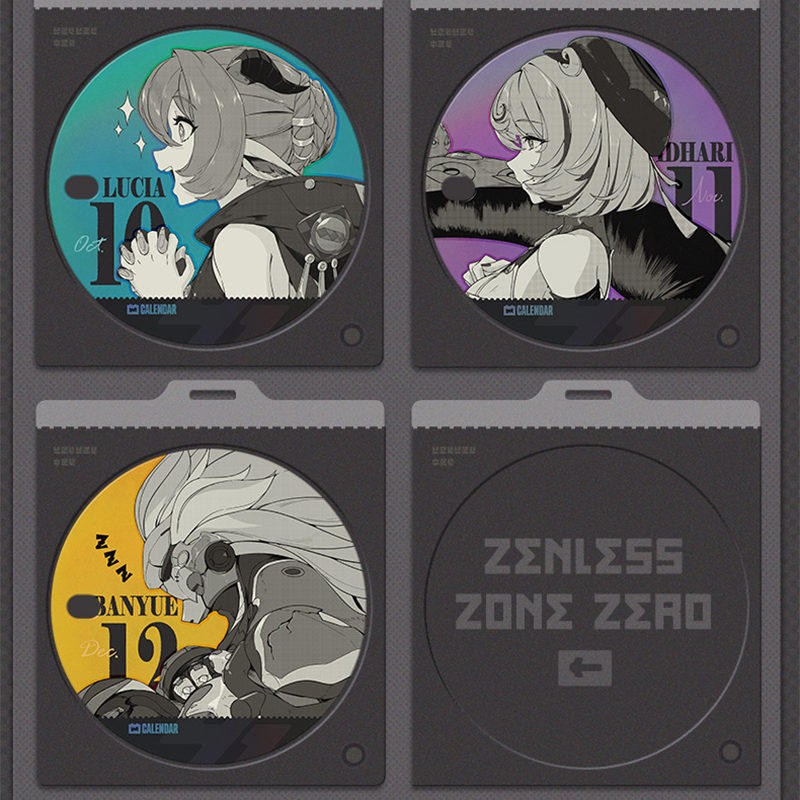 ゼンレスゾーンゼロ miHoYo 時光調頻シリーズ アクリル万年カレンダー