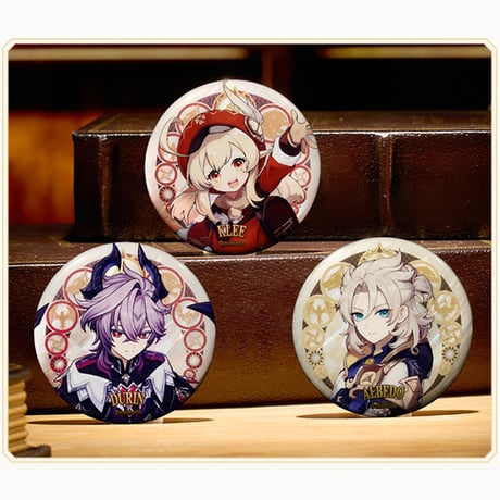 原神　miHoYo　モンド城テーマシリーズ　新工法　キャラクター缶バッジ（予約販売）2026年4月中国発売