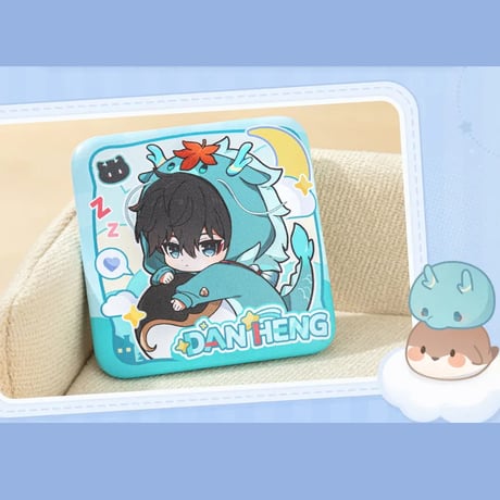 崩壊：スターレイル　miHoYo　男子寮シリーズ　Q版スクエアバッジ　Ver.1&2（予約販売）