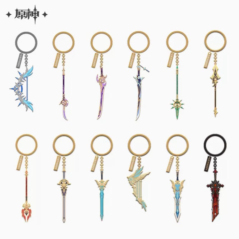 原神 武器 まとめ売り 原神 miHoYo 神铸赋形シリーズ 武器メタルキーホルダー（予約