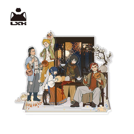 羅小黒戦記2　HMCH　年々歳々シリーズ　差込口複数の台座付きアクリルスタンド（予約販売）