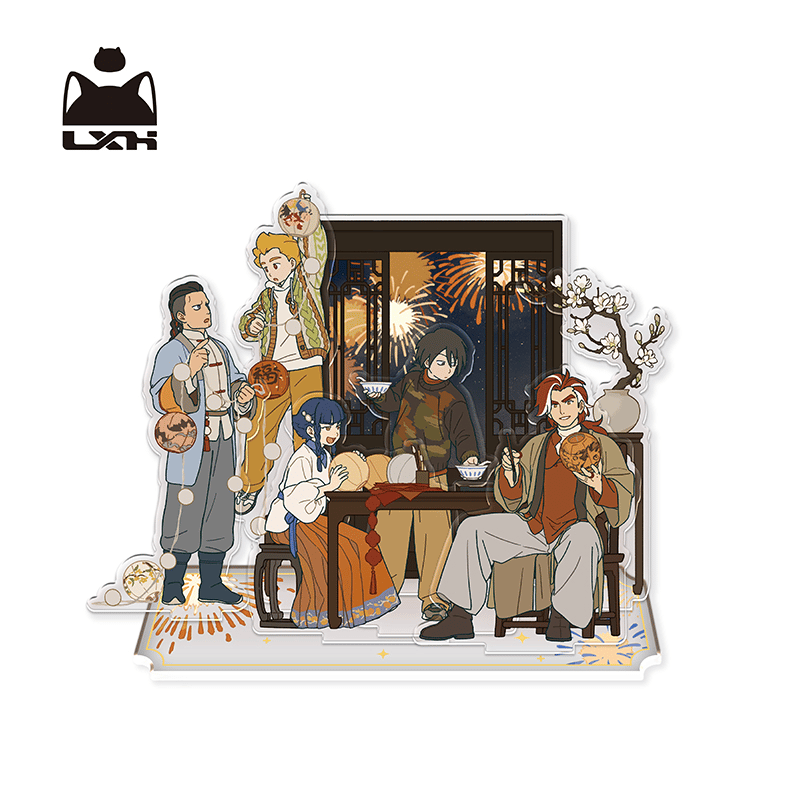 羅小黒戦記2 HMCH 年々歳々シリーズ 差込口複数の台座付きアクリル