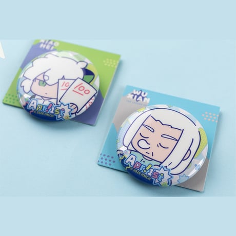 羅小黒戦記2　HMCH　エイプリルフール　ダブルフラッシュ缶バッジ（予約販売）
