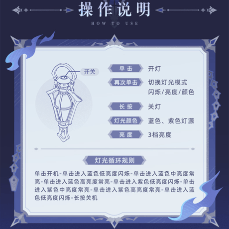 原神　miHoYo　フリンズ　「诡灯照迹」ナイトライト（予約販売）2026年4月中国発売