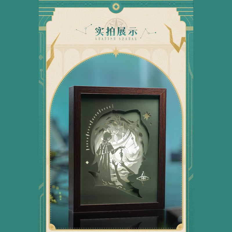 崩壊：スターレイル miHoYo アナイクス思考実験テーマ 紙彫りランプ