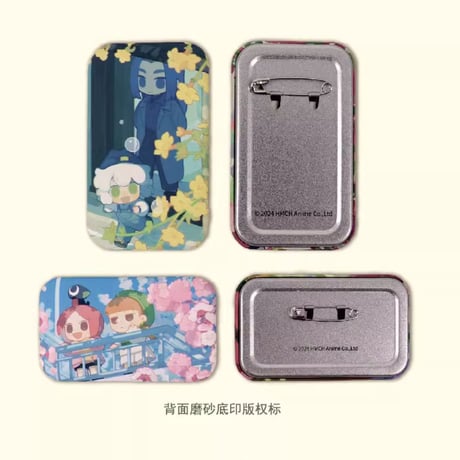 羅小黒戦記　スクエア節気バッジ（予約販売）