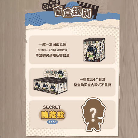 羅小黒戦記2　FANSZコラボ　妖霊探案簿シリーズ　立体マグネット置物　※ブラインド商品（予約販売）