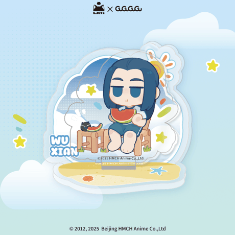 【不上，没货】羅小黒戦記　GuGuGuGuコラボ　納涼サマーシリーズ　アクリルマグネット　※ブラインド商品（予約販売）【不上，没货】
