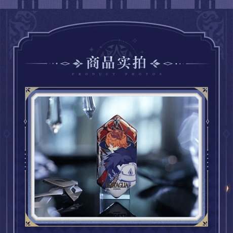 原神　miHoYo　霜痕与権焰シリーズ　六角形バッジ　※ブラインド商品（予約販売）2025年10月中国発売