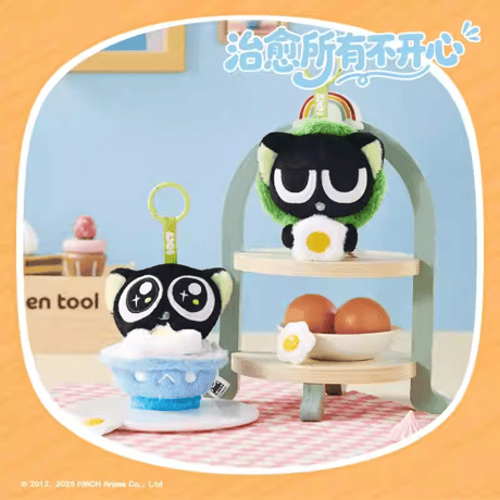 羅小黒戦記　TANMI SPACEコラボ　舌尖上的小黒シリーズ　ぬいぐるみチャーム　※ブラインド商品（予約販売）