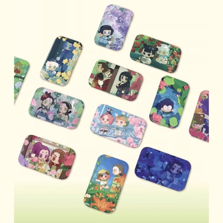 羅小黒戦記　スクエア節気バッジ（予約販売）