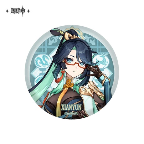 原神　miHoYo　璃月港シリーズ　新工法　キャラクター缶バッジ（予約販売）