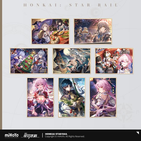 崩壊：スターレイル　miHoYo　星海を祝うシリーズ　PET色紙（予約販売）