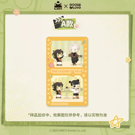 羅小黒戦記2　GOODSLOVEコラボ　「OK！カット！」シリーズ 　ペーパークリップ付き　Q版フォトカード（予約販売）