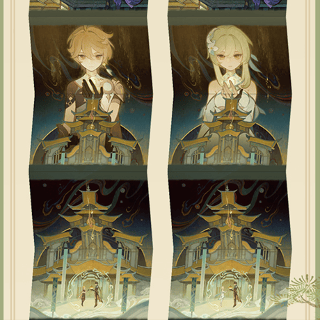 原神　miHoYo　雲間の月シリーズ　璃月テーマ　ミニブックマグネット（予約販売） 2026年9月中旬中国発売