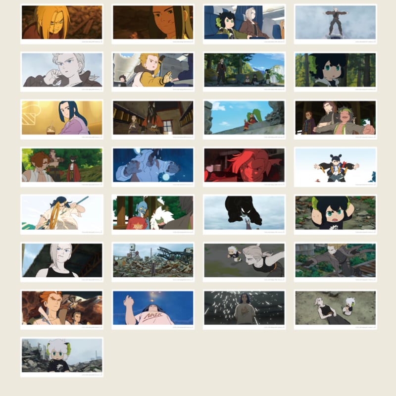 羅小黒戦記2 HMCH 記念ポストカード 57枚セット（予約販売） | 面白