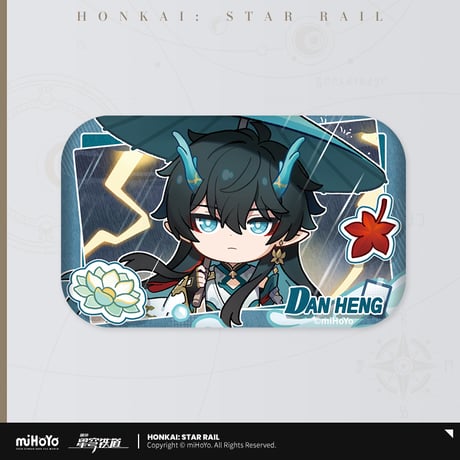 崩壊：スターレイル　miHoYo　パムのフォトアルバムシリーズ　スクエア缶バッジ　Ver.2（予約販売）