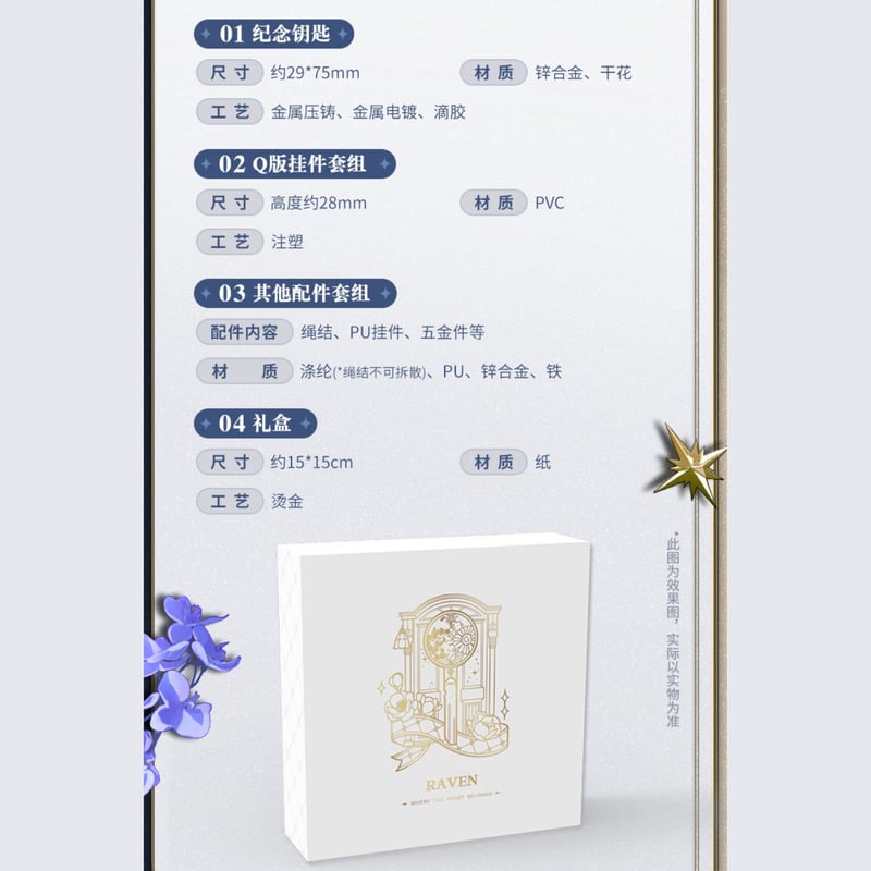 未定事件簿 miHoYo 帰心之所シリーズ 記念キーセット(予約販売 未定事件簿 miHoYo 帰心之所シリーズ 記念キーセット(予約販売