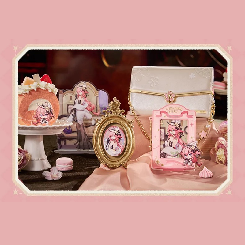 原神 miHoYo 璀夜華宴シリーズ 八重神子 収納バッグ(予約販売 原神 miHoYo 璀夜華宴シリーズ 八重神子 収納バッグ(予約販売