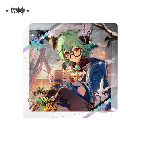 原神　miHoYo　命定之日シリーズ　キャラクター厚手アクリルコースター　2025　Ver.5（予約販売）2026年7月下旬中国発売