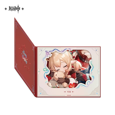 原神　miHoYo　命定之日シリーズ　フリップアップウィンドウ付き色紙　2025　Ver.3（予約販売）2026年4月末中国発売