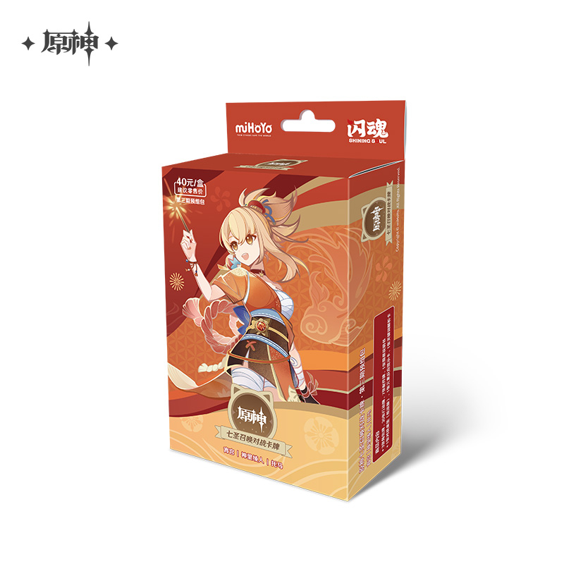 原神 miHoYo SHININGSOULコラボ 七聖召喚バトルカード 構築済みデッキ