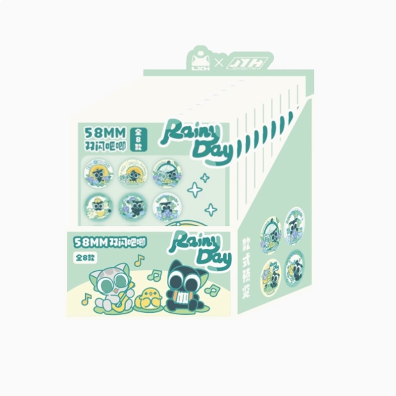 羅小黒戦記 Joyouthコラボ 雨の歌シリーズ 缶バッジ ※ブラインド