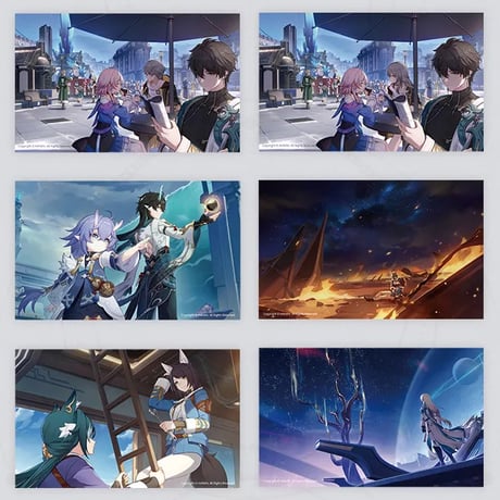 崩壊：スターレイル　miHoYo　君との思い出シリーズ　ポストカードセット（予約販売）