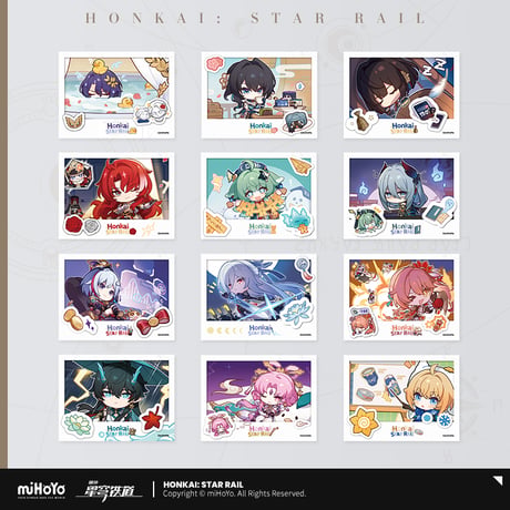 崩壊：スターレイル　miHoYo　パムのフォトアルバムシリーズ　フィルム風カード　第二弹　※ブラインド商品（予約販売）