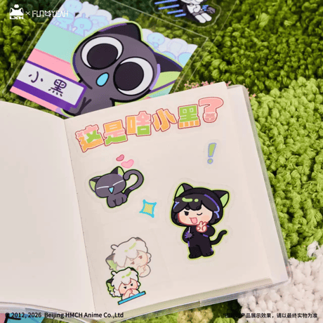 羅小黒戦記　FUN4YEAHコラボ　「なんじゃこりゃ」小黒シリーズ　マスキングロールステッカー（予約販売）