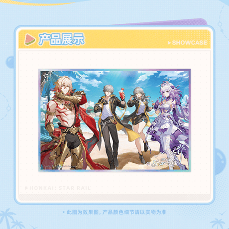 崩壊：スターレイル　miHoYo　フレッシュサンシャインシリーズ　アクリル色紙（予約販売）