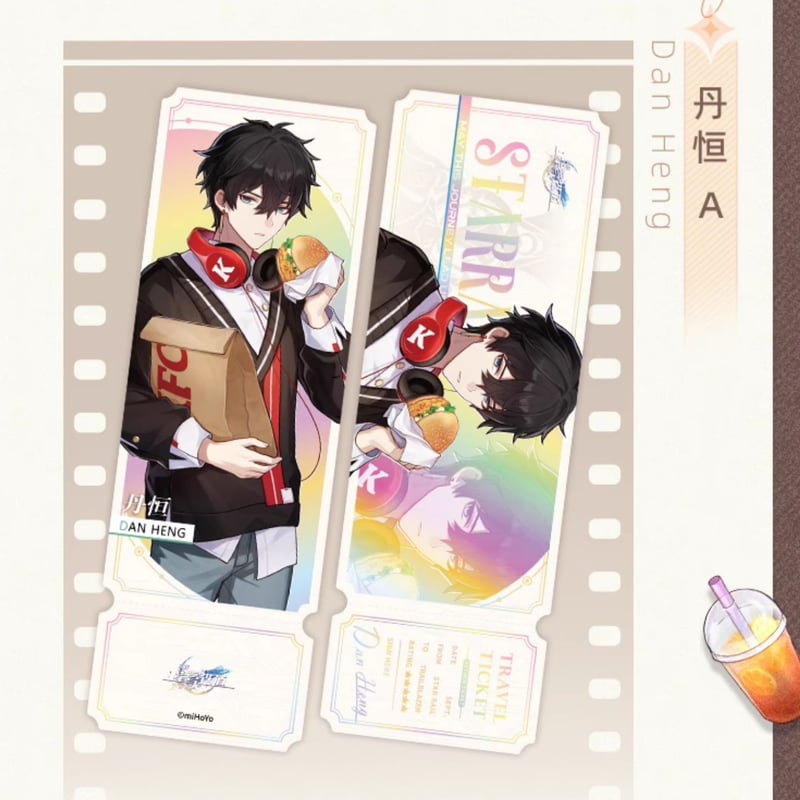 崩壊：スターレイル miHoYo 美味啓航シリーズ チケット風カード（予約