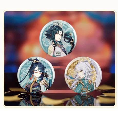 原神　miHoYo　璃月港シリーズ　新工法　キャラクター缶バッジ（予約販売）