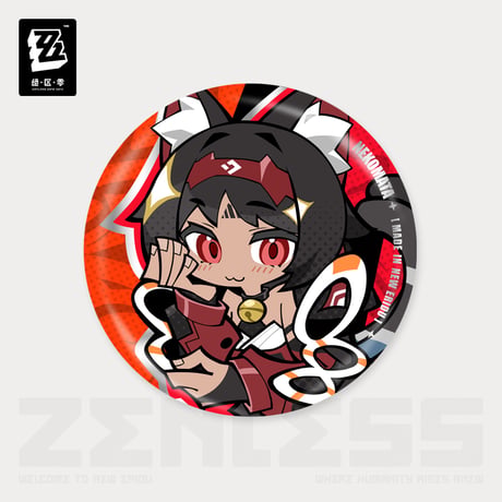 ゼンレスゾーンゼロ　miHoYo　麗都シリーズ　Q版バッジ　邪兔屋　Ver.2（予約販売）