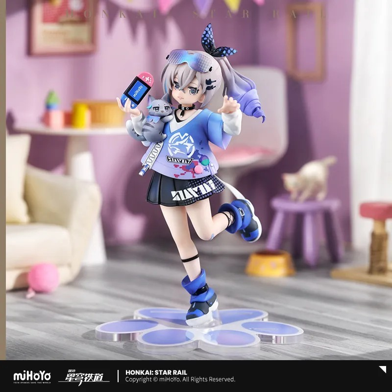【超目玉】 崩壊:スターレイル miHoYo 銀狼フィギュア 小不点猫猫シリーズ 子ども向けフィギュア