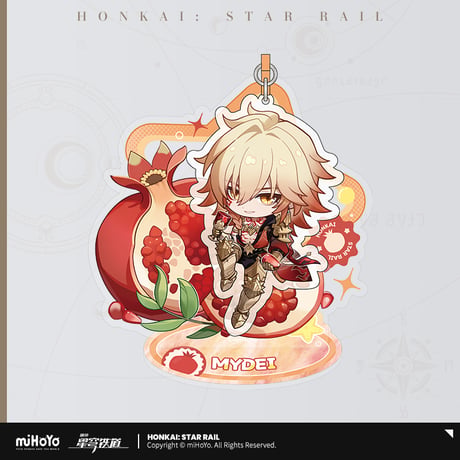 崩壊：スターレイル　miHoYo　フレッシュサンシャインシリーズ　Q版アクリルチャームスタンド（予約販売）
