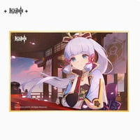 原神　miHoYo　2023年オフライン展示会シリーズ　神里綾華アクリル色紙（予約販売）