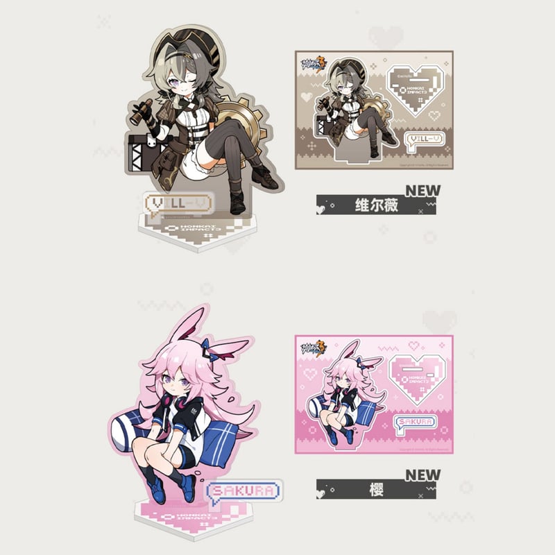 崩壊 エリシア アクリルスタンド】委託販売]崩壊3rd エリシア アクリル