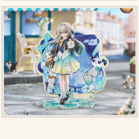 崩壊：スターレイル　miHoYo　RIBOSEコラボ　小不点猫猫シリーズ　ホタル　フィギュア（予約販売）2027年1月中国発売　※注文後のキャンセル不可商品