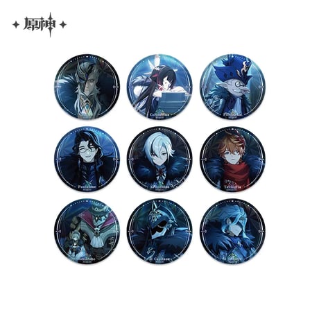 原神　miHoYo　冬夜愚戏シリーズ　バッジ（予約販売）