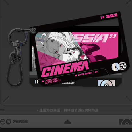ゼンレスゾーンゼロ　miHoYo　影画シリーズ　ダブルアクリルチャーム　シーシィア　都市秩序部（予約販売）2026年7月初中国発売