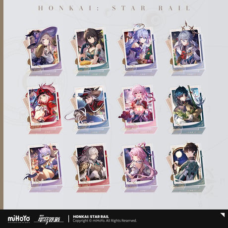 崩壊：スターレイル　miHoYo　星海を祝うシリーズ　アクリルスタンド（予約販売）