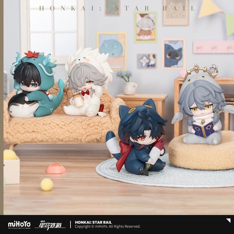 崩壊：スターレイル　miHoYo　Myethosコラボ　男子寮シリーズ　Q版キャラクター　ミニフィギュア　※ブラインド商品（予約販売）2026年3月中国発売