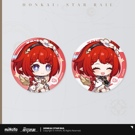 崩壊：スターレイル　miHoYo　フク郎のゲストルームシリーズ　2個入り缶バッジセット　Ver.5（予約販売）